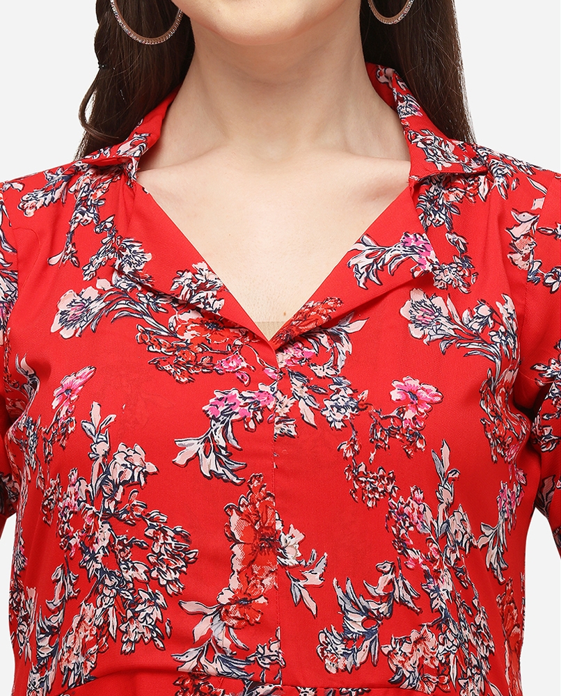 Full long v-nack dress