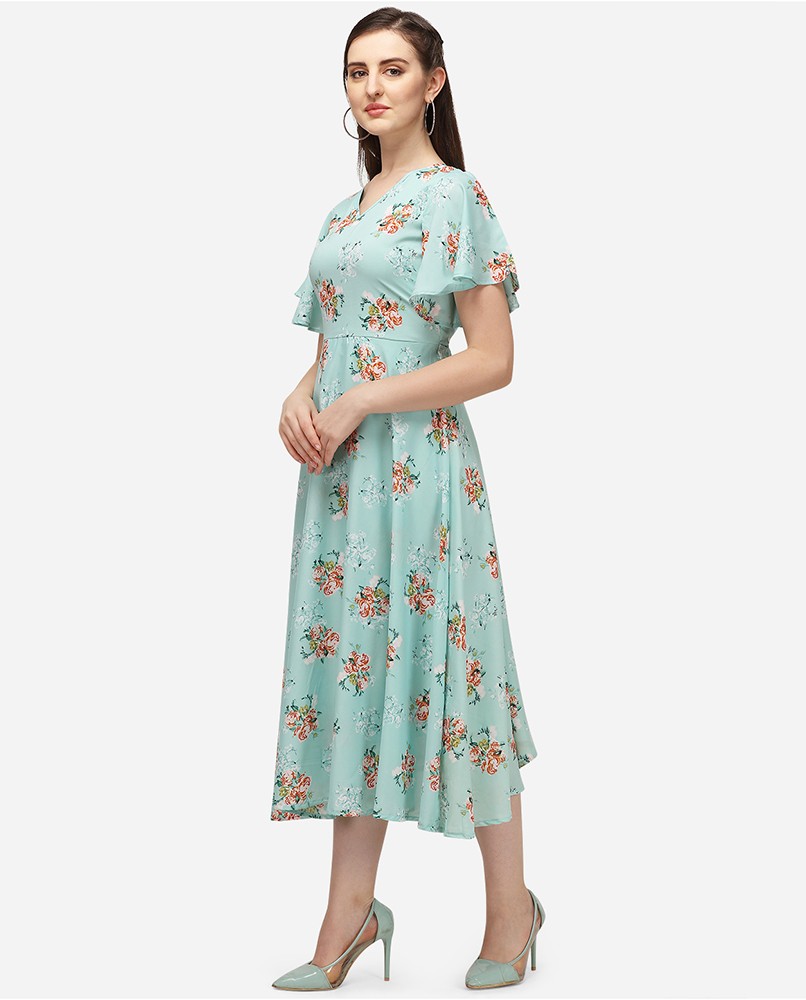 Floral maxi dress