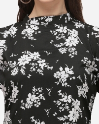 Black long sleeves dress